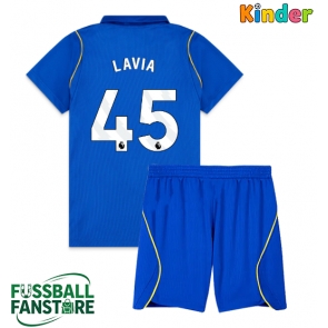 Chelsea Romeo Lavia #45 Replik Heimtrikot Kinder 2026-27 Kurzarm (+ Kurze Hosen)